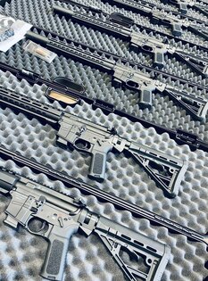 Selbstladewaffe AR15-9 S4F SD10,5" / Kaliber 9 mm Schmeisser® / integrierter Schalldämpfer A-Tec