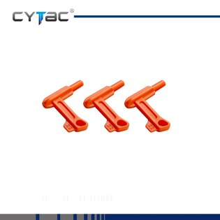 Sicherheits-Einsatz für die Patronenkammer der Pistole Cytac® .22 Cal. / .22 LR / 5.56 mm, 10 Stück - orange