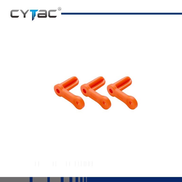 Sicherheits-Patronenlager-Einsatz für Pistole Cytac® 9 mm, 2 Stück - orange