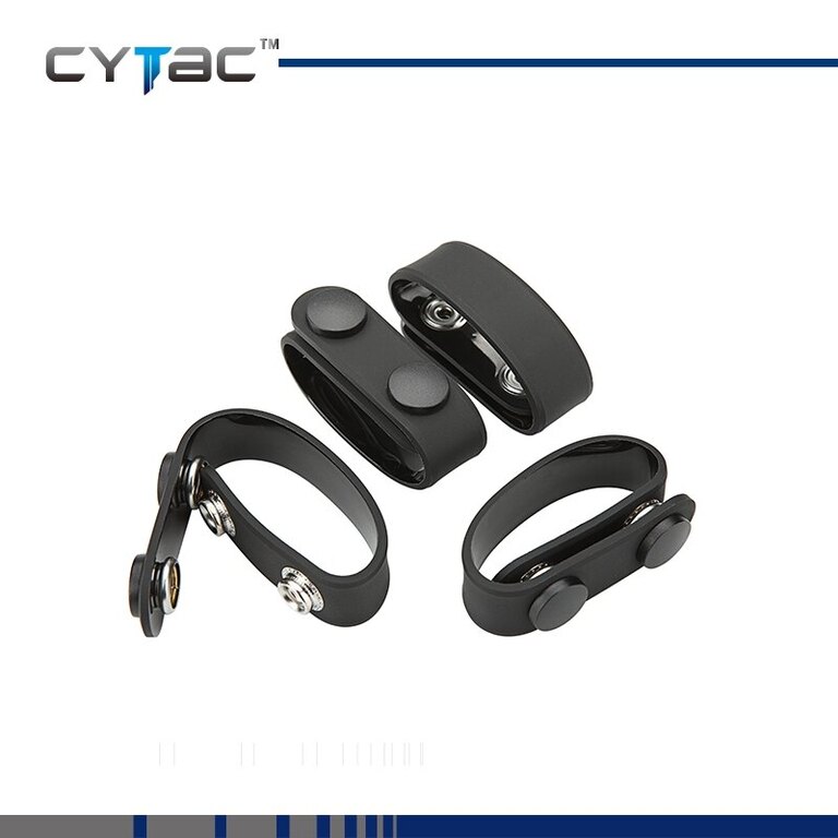 Sicherheitsclips Duty Gear für Dienstgürtel Cytac® 4 Stück - schwarz