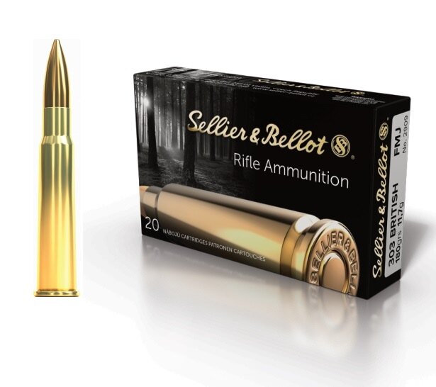 SP Sellier & Bellot® Patronen / .308 Win. / 11,7 g - 180 grs / 20 Stk