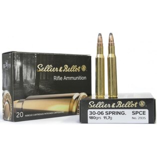 SPCE Sellier & Bellot® Munition / 30-06 Spring. / 11,7 g - 180 grs / 20 Stk