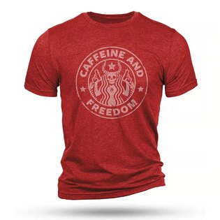 T-Shirt Caffeine and Freedom Nine Line®