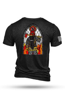 T-Shirt Glass Firefighter Nine Line®