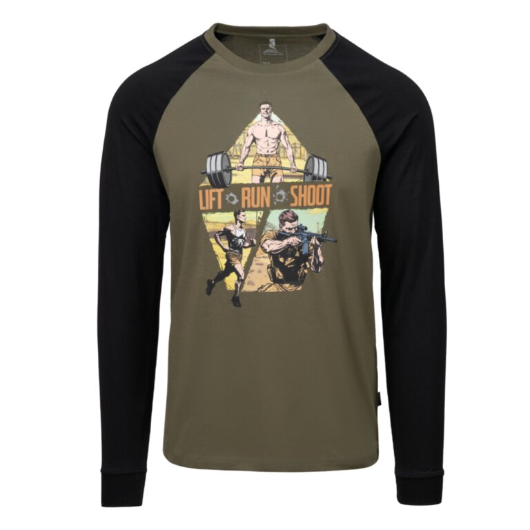 T-Shirt Long Lift, Run, Shoot Helikon-Tex®