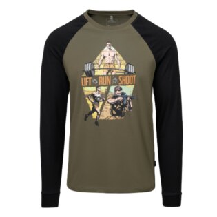 T-Shirt Long Lift, Run, Shoot Helikon-Tex®