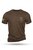 T-Shirt Tan Dropline Logo Nine Line®