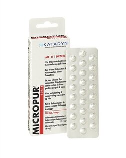 Tabletten zur Wasserdesinfektion Micropur Forte MF 1T Katadyn®, 50 Tabletten