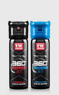 Tactical Pepper Jet + Training Jet TW1000® / 45 ml Satz von Sprays