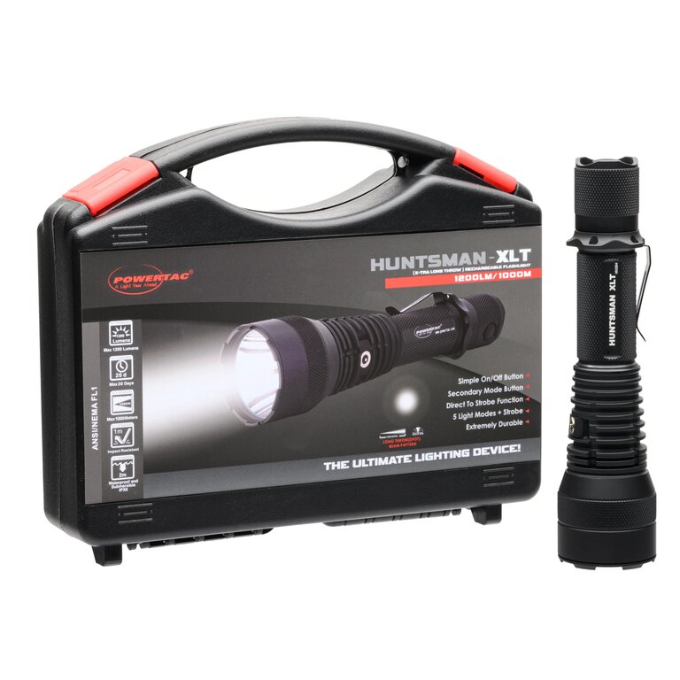 Taschenlampe Huntsman XLT / 1200 lm Powertac®