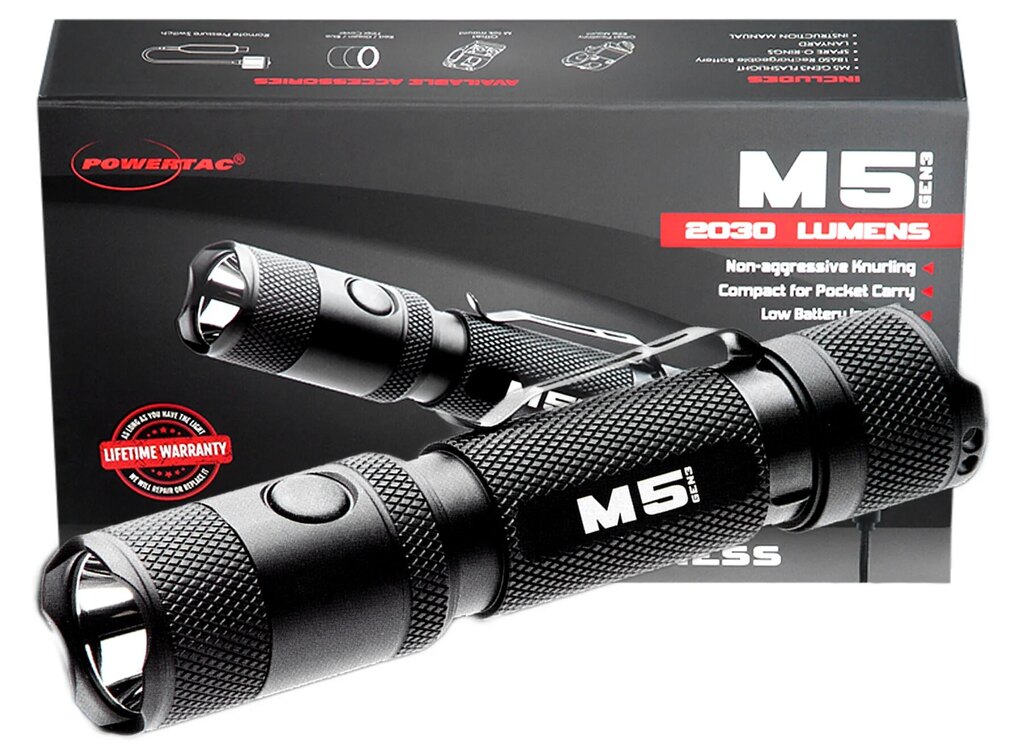 Taschenlampe M5 Gen3 / 2030 lm PowerTac®