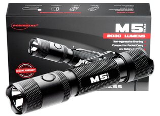 Taschenlampe M5 Gen3 / 2030 lm PowerTac® + Waffenmontage
