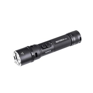 Taschenlampe P86 1600 lm mit elektronischer Trillerpfeife 120dB NexTorch®