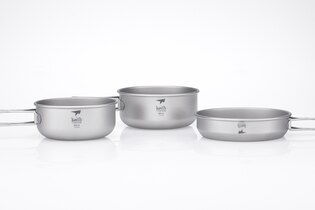 Titan 3-teiliges Kochset Keith® 680 ml, 550 ml, 500 ml