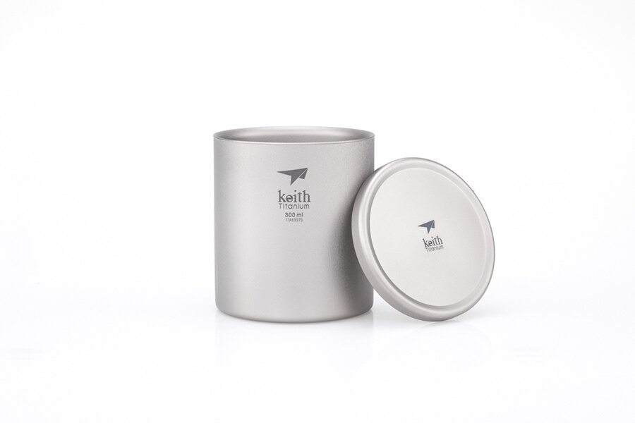 Titan-Thermobecher mit Deckel Keith® 300 ml