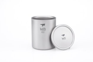 Titan-Thermobecher mit Deckel Keith® 450 ml