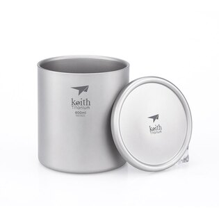 Titan-Thermobecher mit Deckel Keith® 600 ml