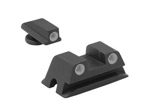 Tru-Dot® Fixed Pistol Set Meprolight® / orange Korn, grünes Visier