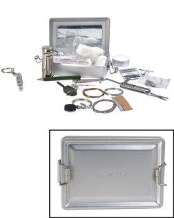 Überlebensset KPZ ALUBOX Mil-Tec® - silber