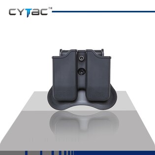 Universale Pistolen-Magazintasche Doppel Cytac® - schwarz