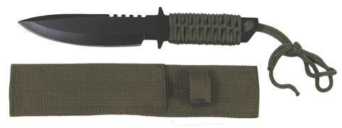 Universalmesser mit fester Klinge MFH® mit Paracord