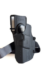 Universelle Pistolen-/Taschenlampenholster Mega-Fit Cytac®, abgesenkte Plattform