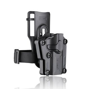 Universelle Pistolenholster Mega-Fit Cytac® / abgesenkte Plattform