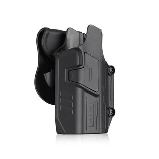 Universelles Holster Pistole/Lampe Mega-Fit Cytac®, Paddle