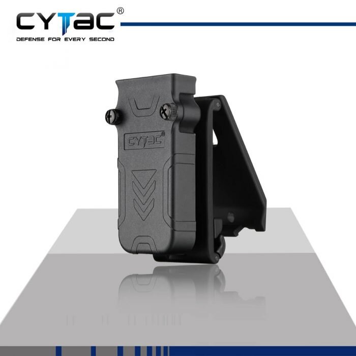 Universelles Magazin-Holster mit Gürtelclip Cytac® 9 mm, .40 und .45 - schwarz