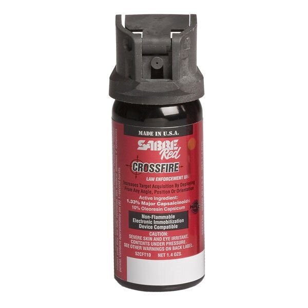 Verteidigungsspray Crossfire MK-3 Sabre Red®, Strahl
