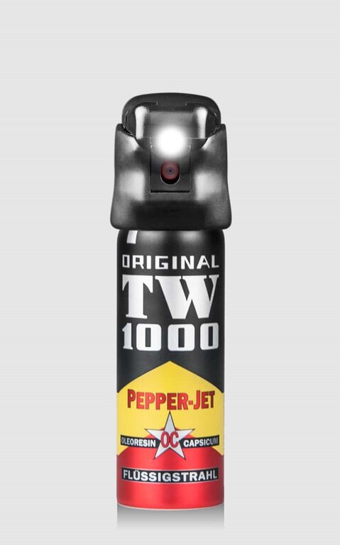 Verteidigungsspray mit Licht Pepper - Jet TW1000® / 63 ml