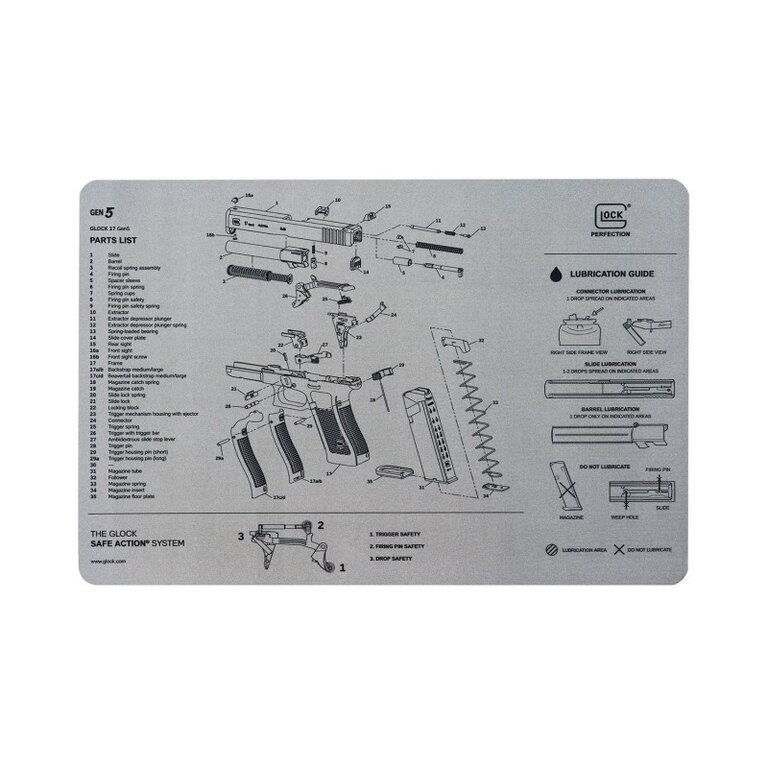 Waffenmatte für Büchsenmacher Gen5 Glock®
