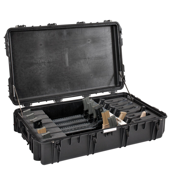 Wasserfester robuster Koffer für 6 Gewehre 10826 Explorer Cases® / mit Schaumstoff