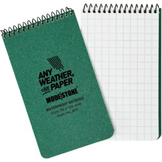 Wasserfestes Notizbuch 76 x 130 Modestone® / 50 Blätter