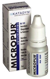 Wassertropfen zur Reinigung Micropur Antichlorine MA 100F Katadyn®