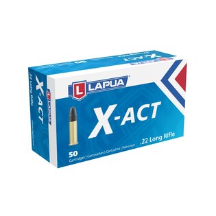 X-ACT Lapua® Patronen / 22 LR / 40 grs / 50 Stk