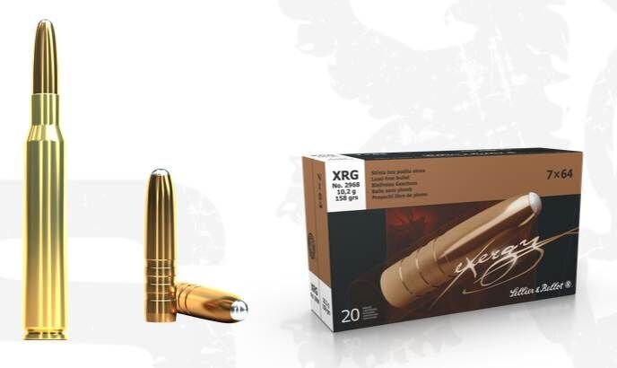 XRG Sellier & Bellot® Munition / 7×64 / 10,2 g - 158 grs / 20 Stück