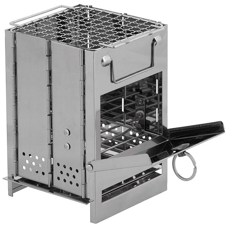 Zusammenklappbarer Ofen Raketenofen Mini MFH®