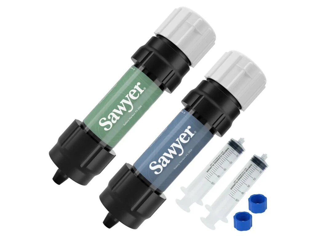 Zwillingspackung Doppelt Gewindefilter MINI SAWYER® für Reisen